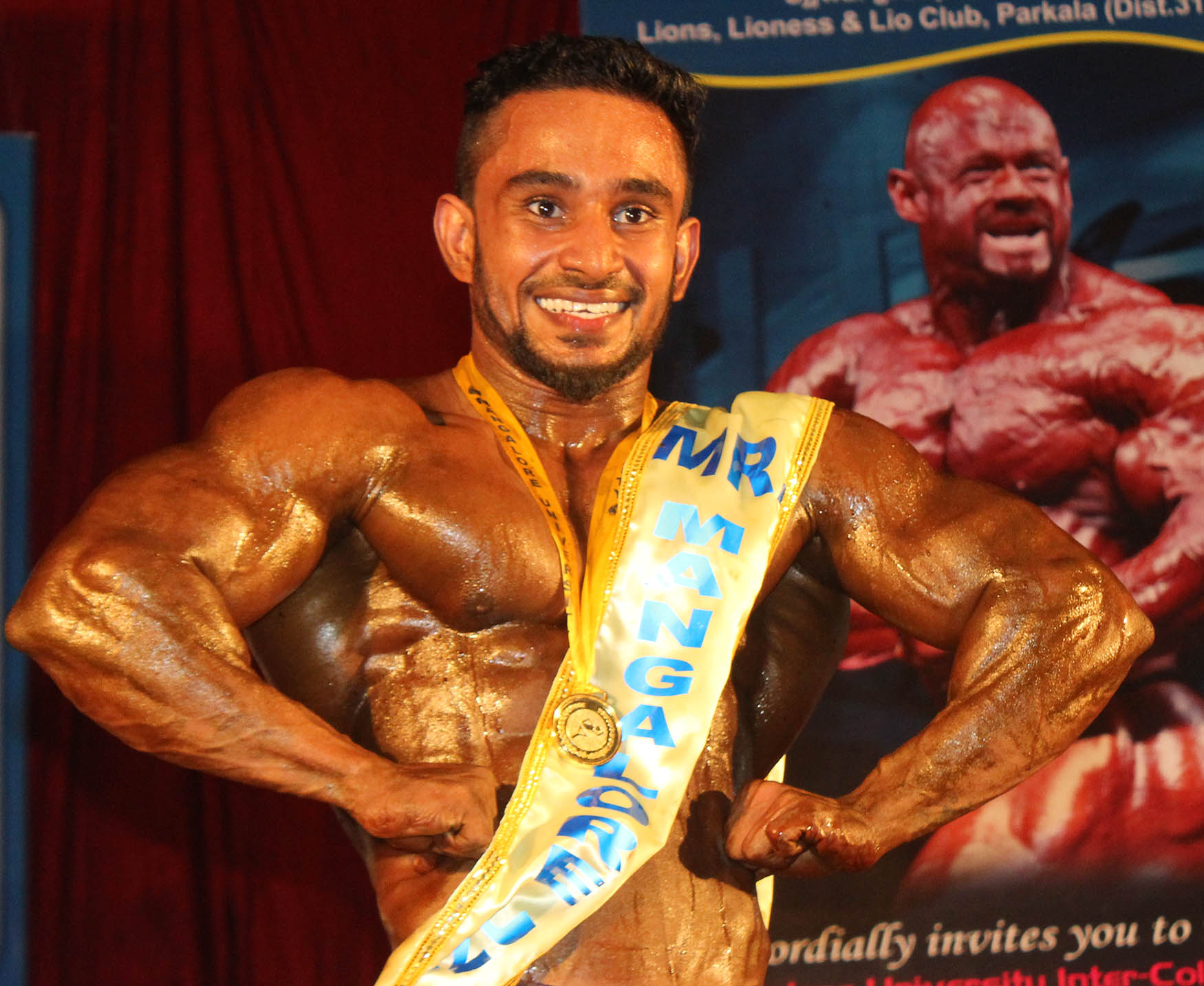 ಆಳ್ವಾಸ್‌ನ ವಿಘ್ನೇಶ್ ‘ಮಿಸ್ಟರ್ ಮಂಗಳೂರು ಯುನಿವರ್ಸಿಟಿ’